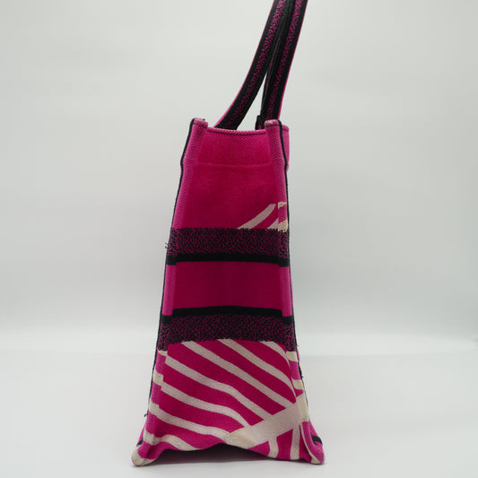 Dior Book Tote Medium Pink Blue