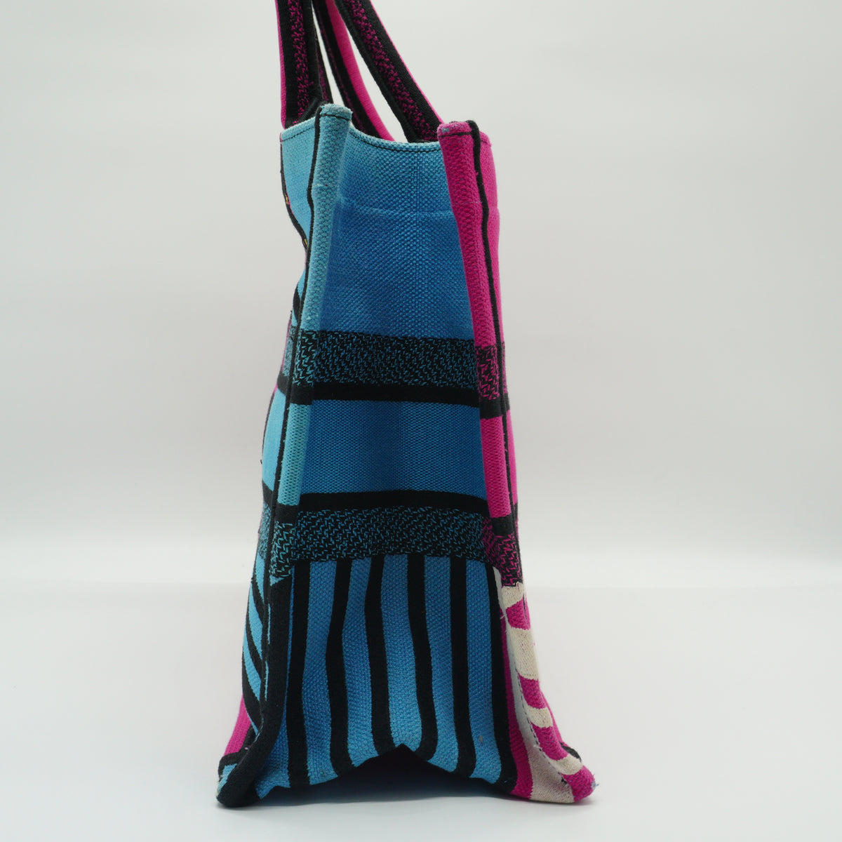 Dior Book Tote Medium Pink Blue