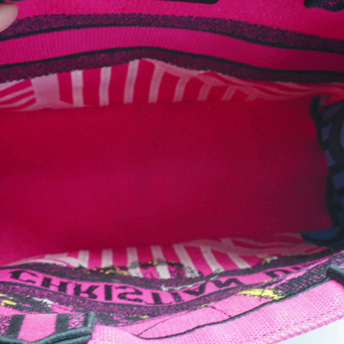Dior Book Tote Medium Pink Blue