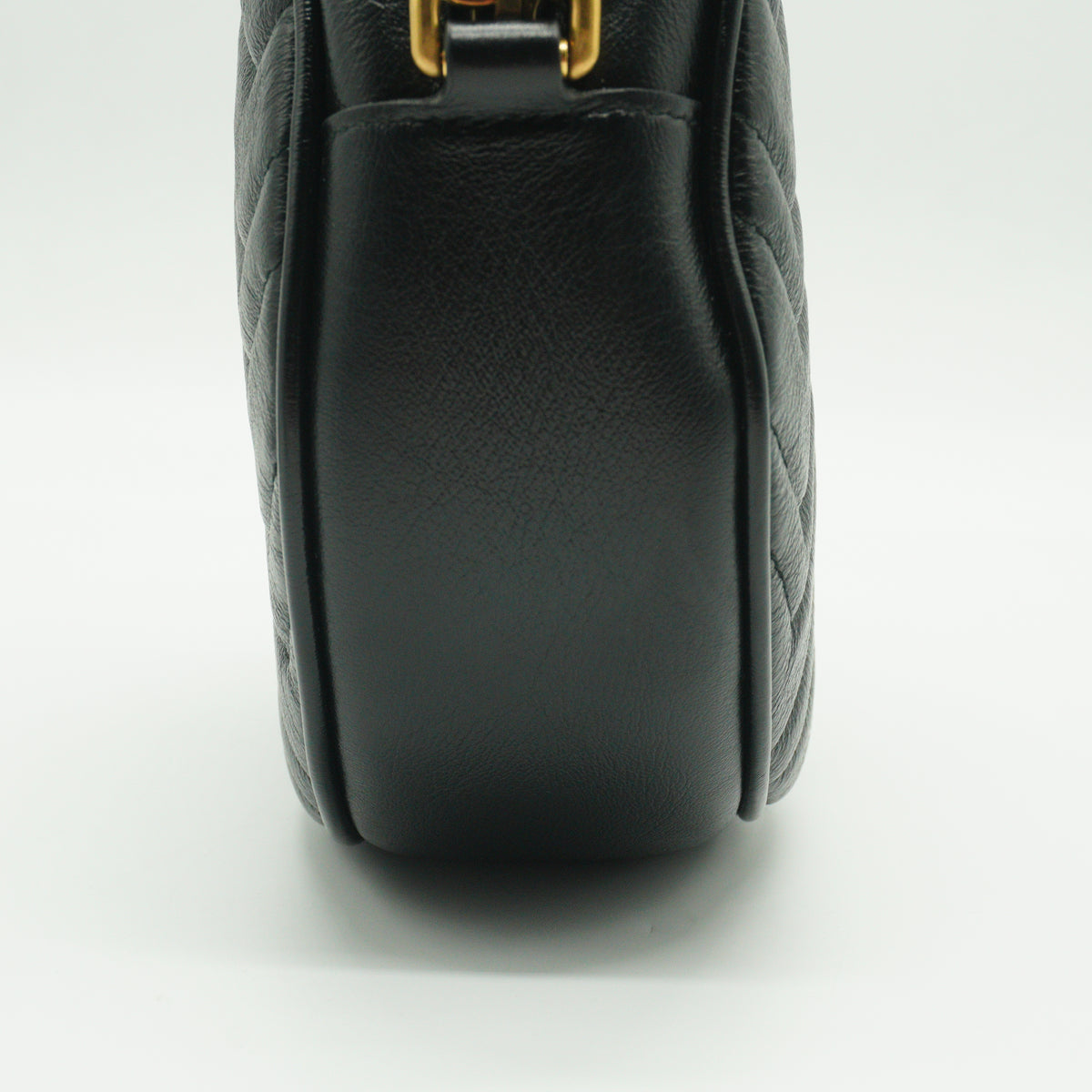 Gucci	Marmont Round Shoulder Bag Mini black GHW
