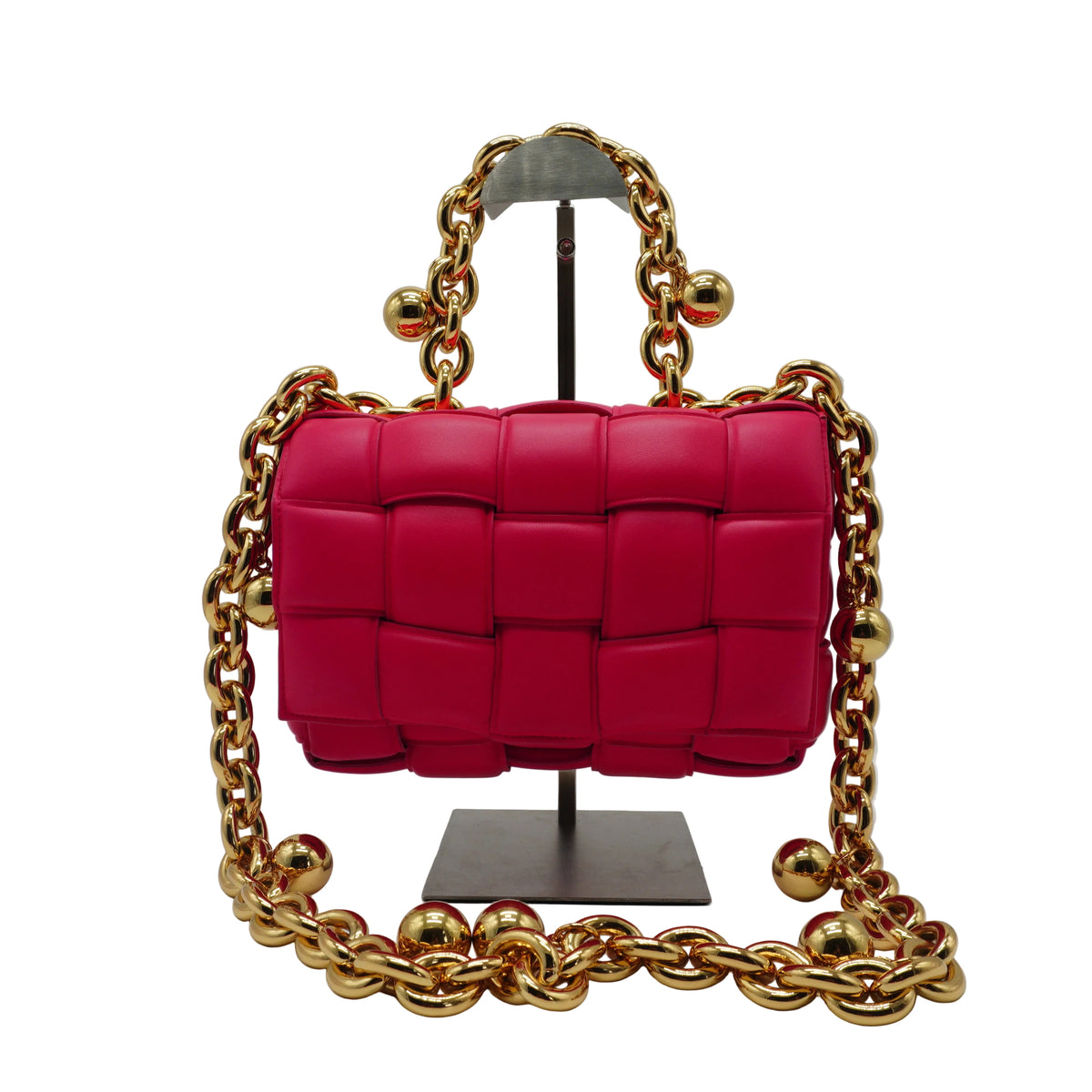 Bottega Veneta Padded Cassette Small Pink GHW