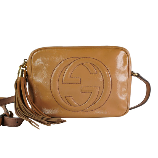 Gucci Soho Disco Camera Bag Biege