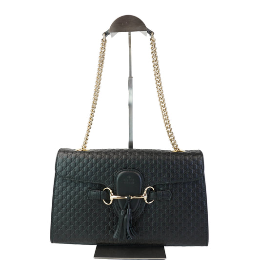 Gucci Medium Emily Chain Flap Black