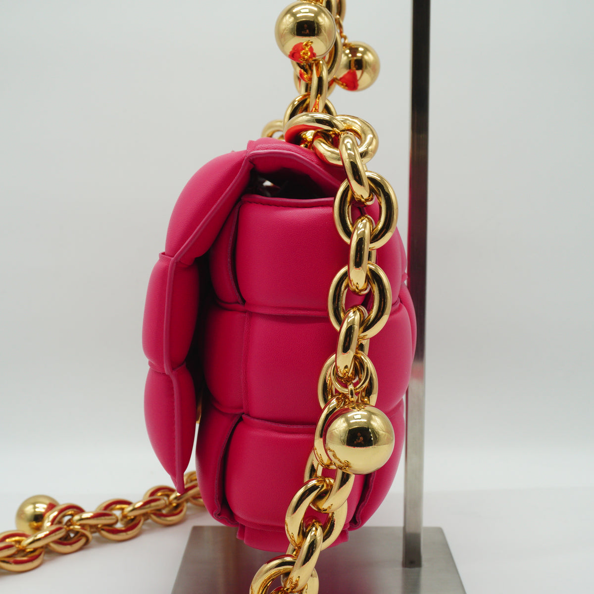 Bottega Veneta Padded Cassette Small Pink GHW