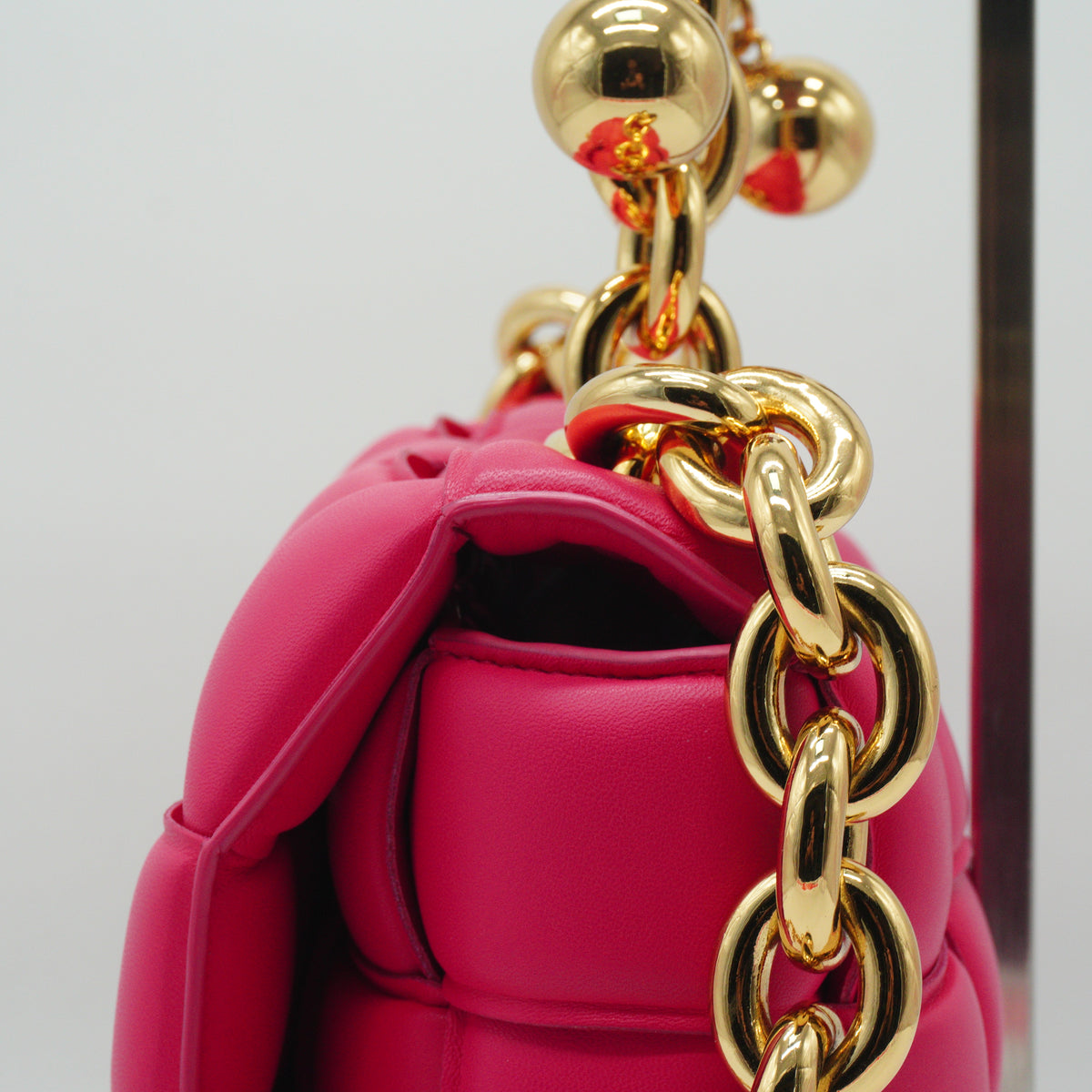 Bottega Veneta Padded Cassette Small Pink GHW