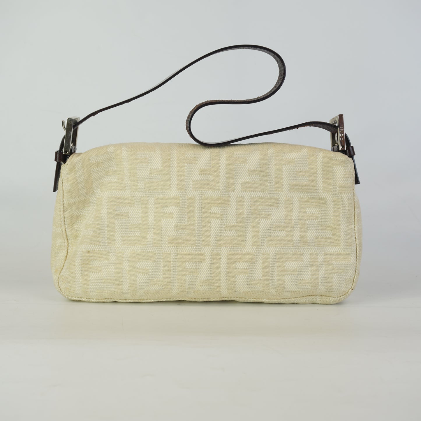 Fendi 	Baguette Zucca Canvas SHW Small