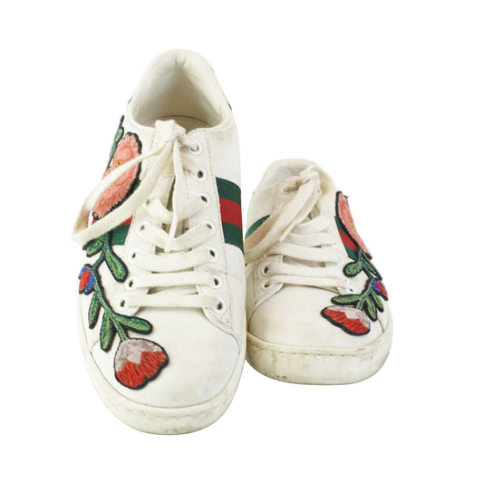 Gucci Ace Embroidered Floral size 36