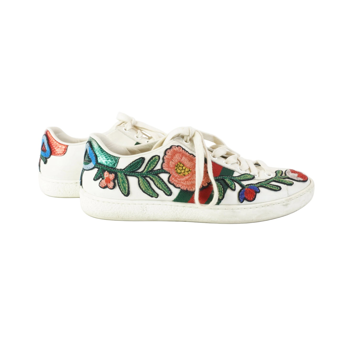 Gucci Ace Embroidered Floral size 36
