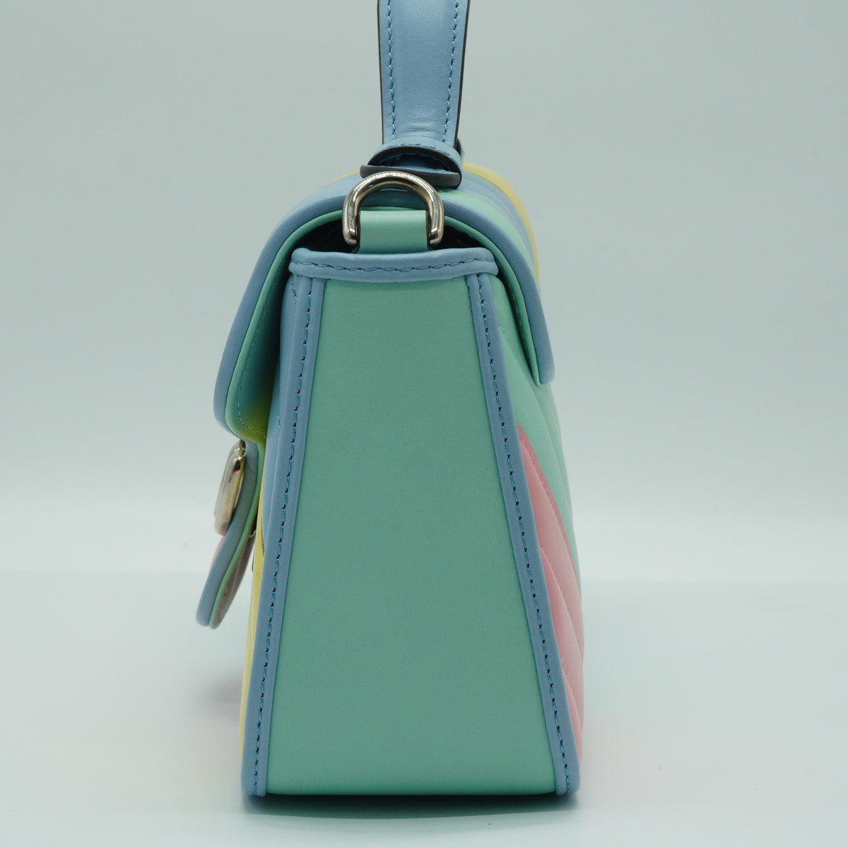 Gucci GG Marmont Small Multicolor Pastel SHW