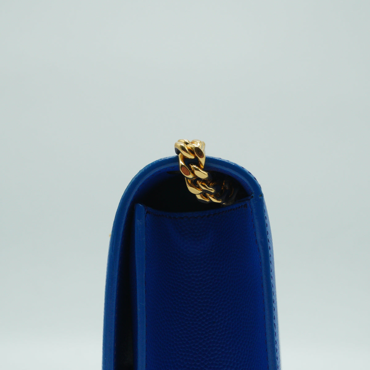 YSL	Kate Crossbody Bag Vibrant Blue GHW Small