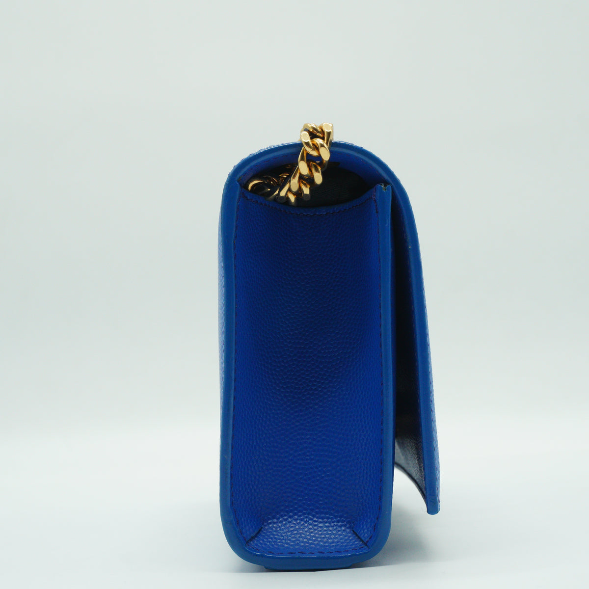YSL	Kate Crossbody Bag Vibrant Blue GHW Small