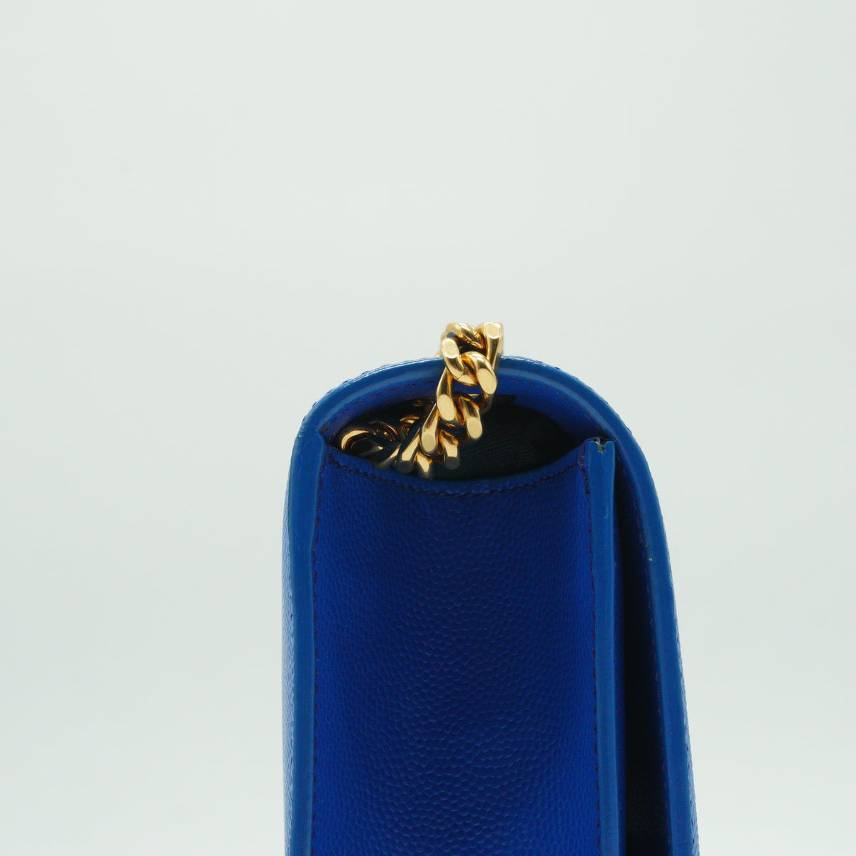 YSL	Kate Crossbody Bag Vibrant Blue GHW Small