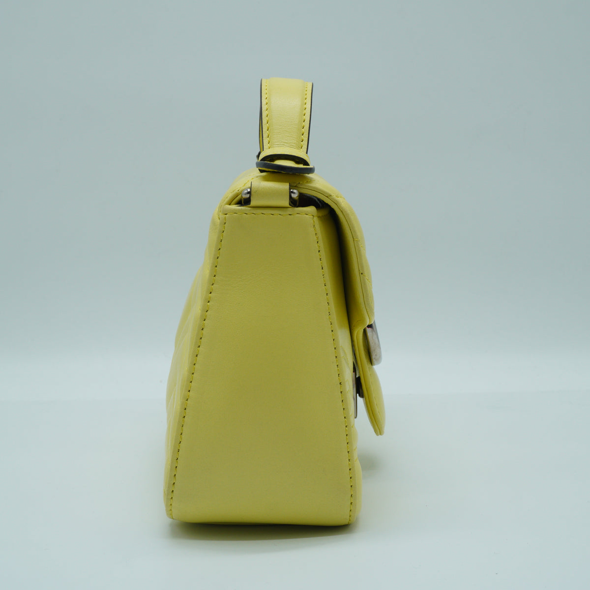 Gucci GG Marmont Small Metalasse Bright Yellow SHW