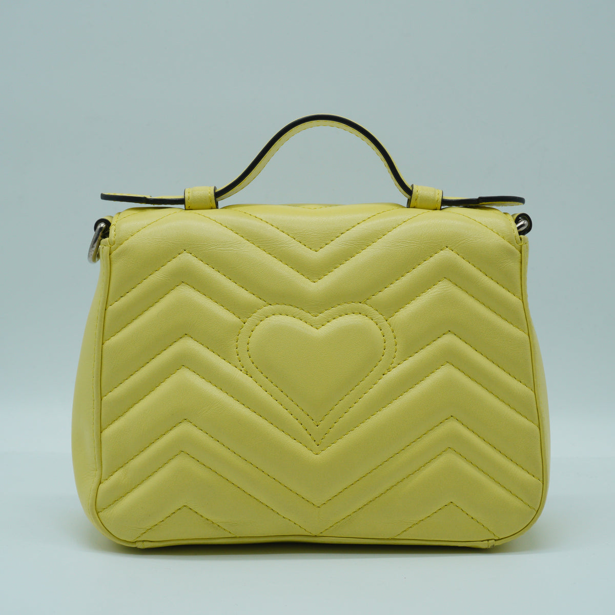 Gucci GG Marmont Small Metalasse Bright Yellow SHW