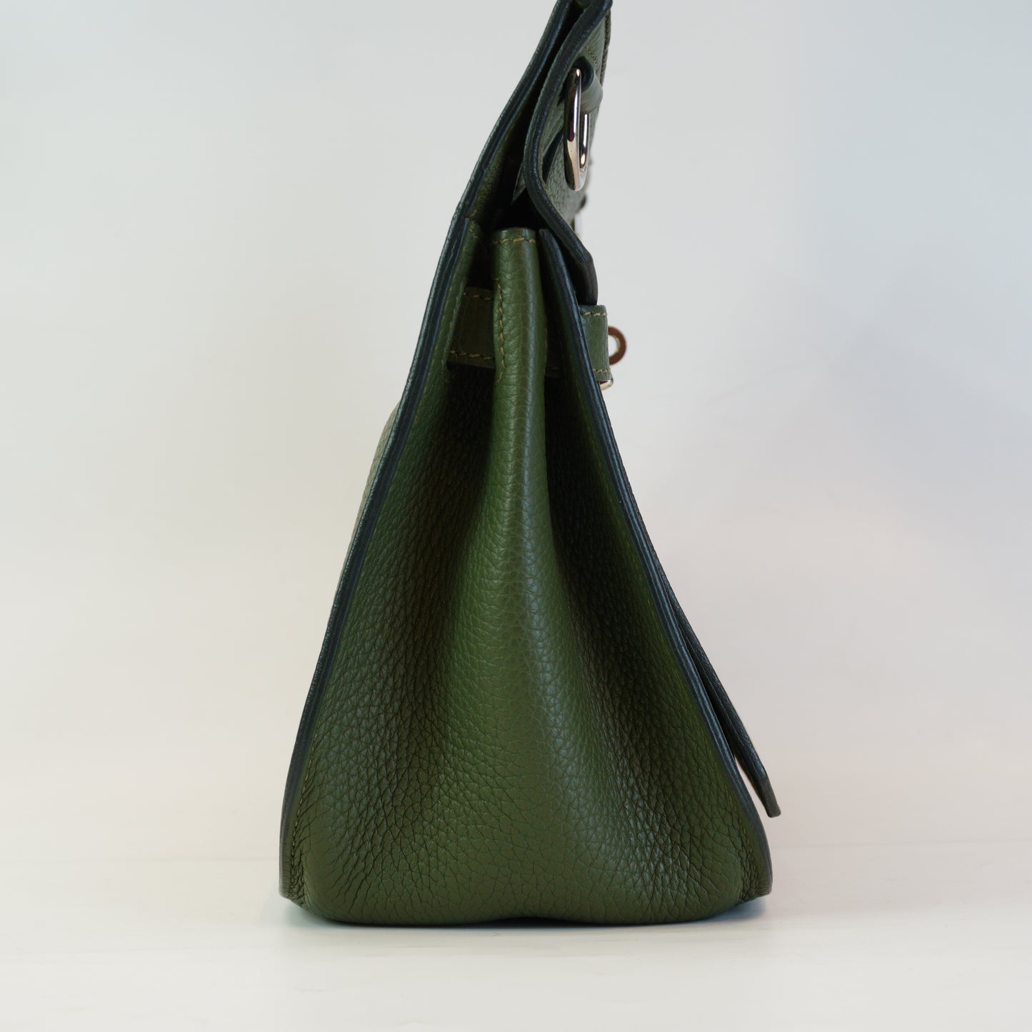 Hermes Jpsiere Berkin&Kelly Olive Green Medium SHW