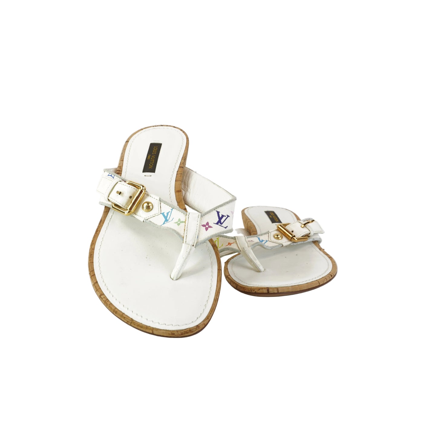 Louis Vuitton	Murakami slipper size.37