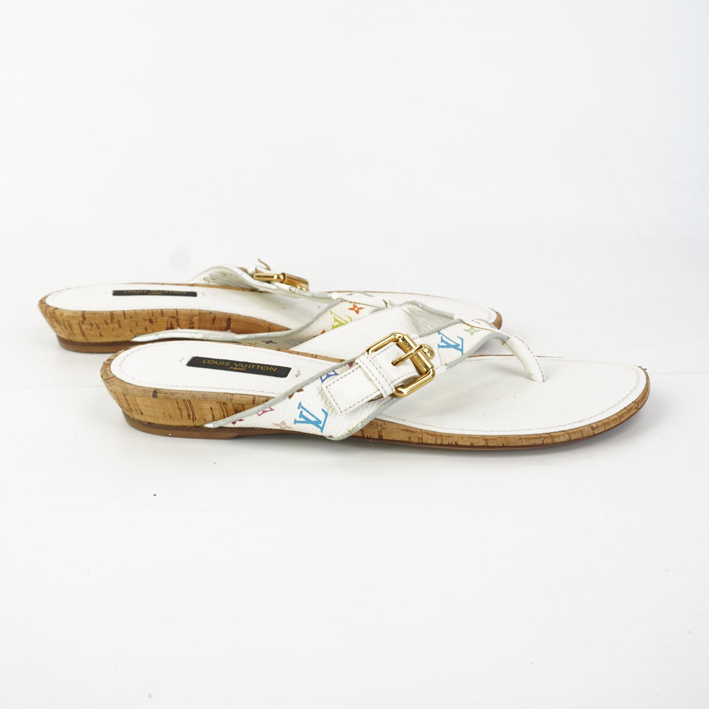 Louis Vuitton	Murakami slipper size.37