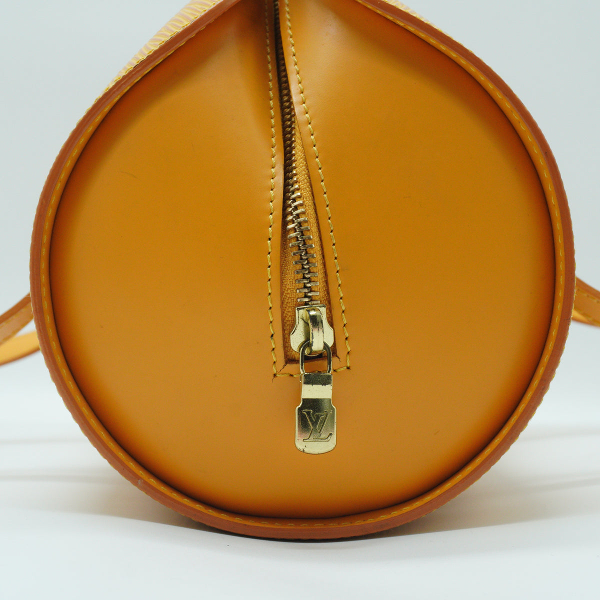 Louis Vuitton Epi Soufflot Handbag Yellow GHW Medium