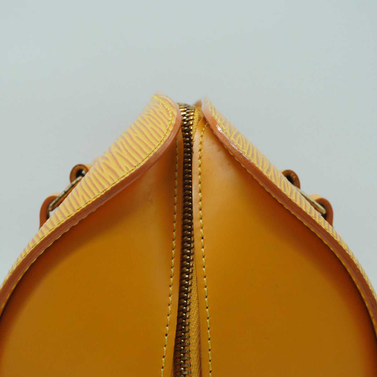 Louis Vuitton Epi Soufflot Handbag Yellow GHW Medium