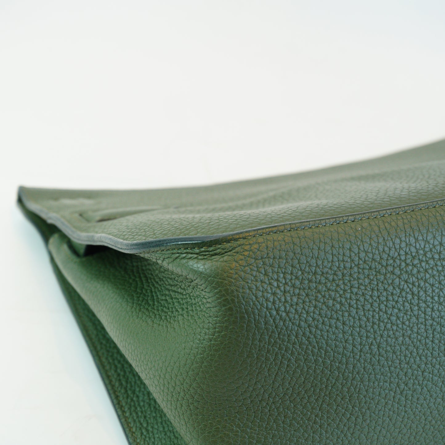 Hermes Jpsiere Berkin&Kelly Olive Green Medium SHW