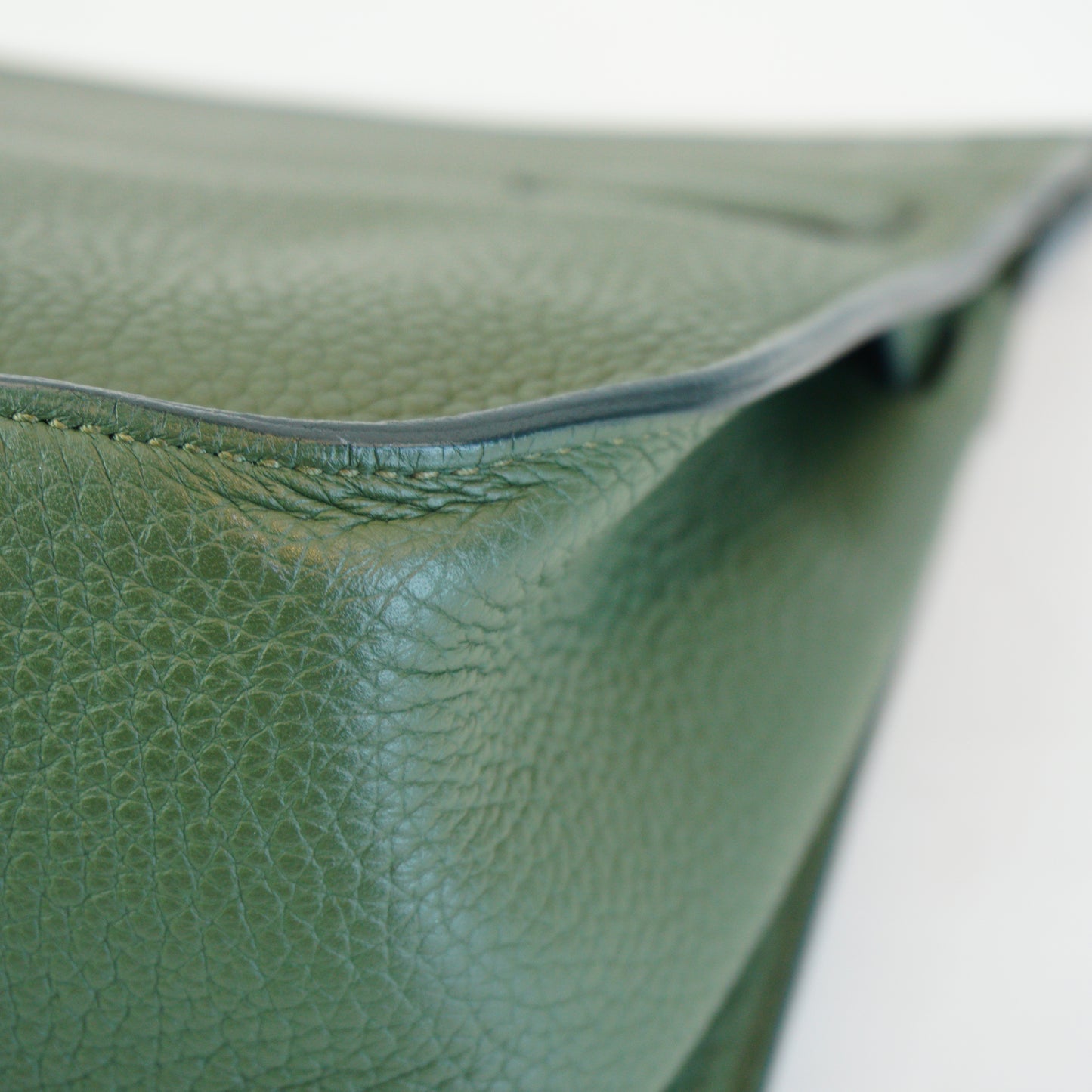 Hermes Jpsiere Berkin&Kelly Olive Green Medium SHW