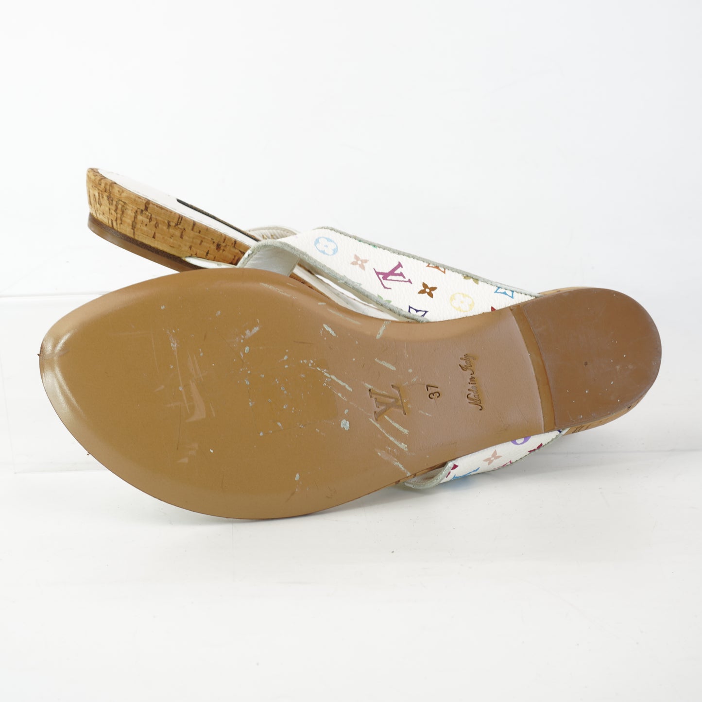Louis Vuitton	Murakami slipper size.37