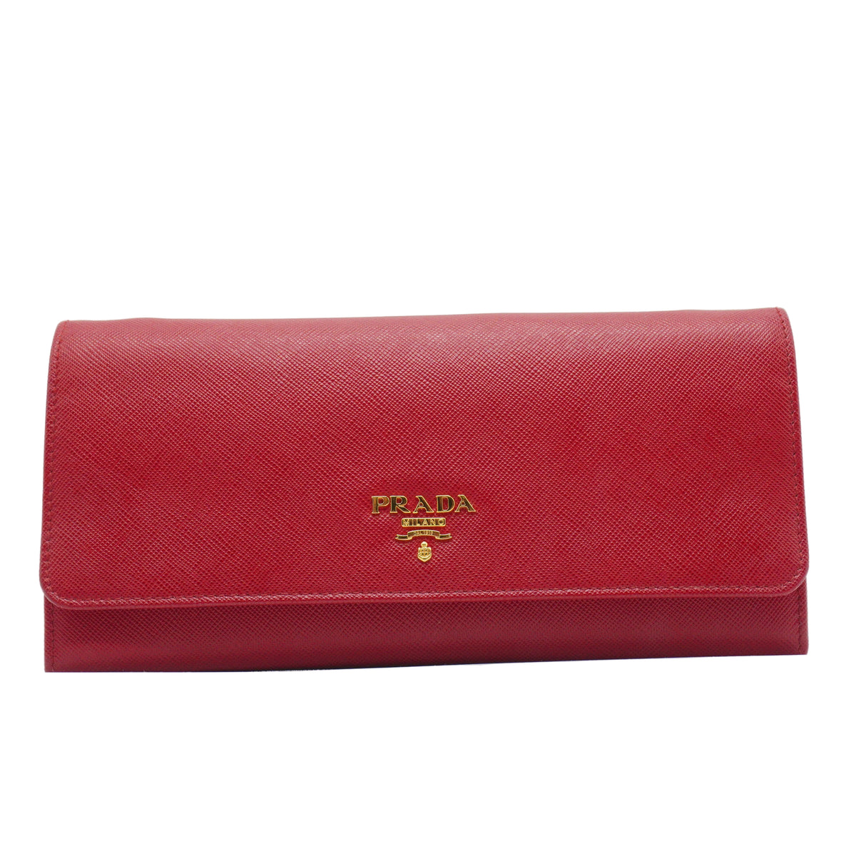 Prada	Saffiano WOC GHW Small Red