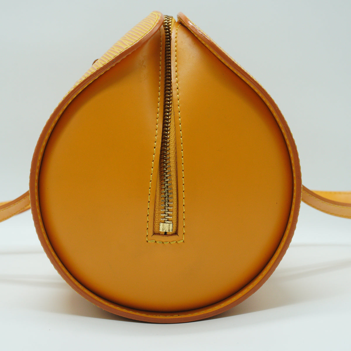 Louis Vuitton Epi Soufflot Handbag Yellow GHW Medium