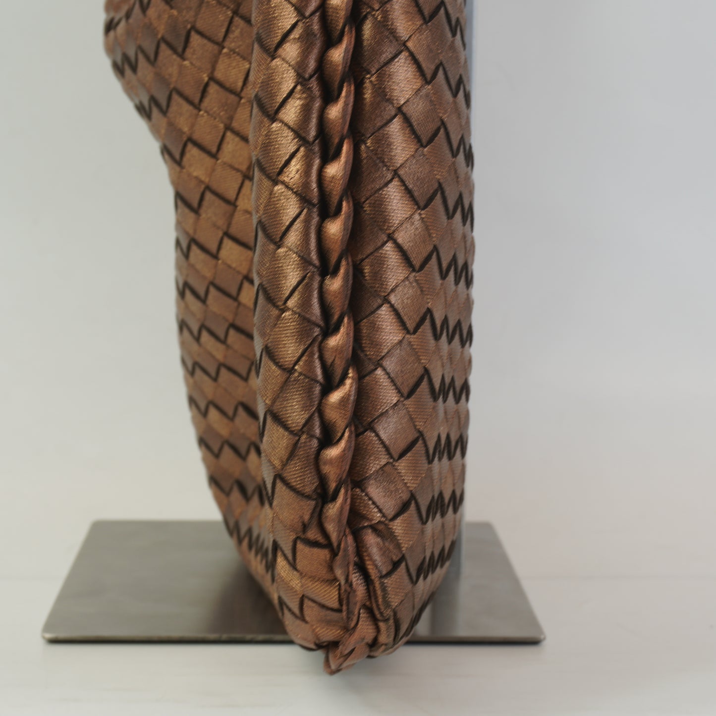 Bottega Veneta Intrecciato Hobo Copper Bag Large