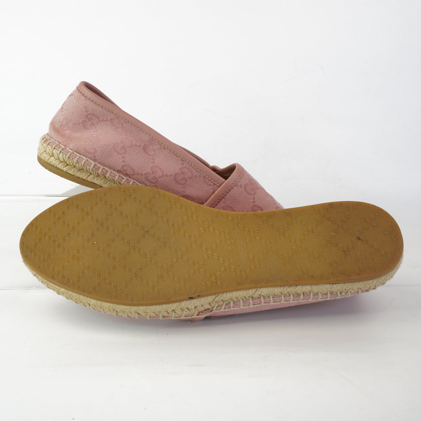 Gucci GG Canvas Monogram Espadrille size 37