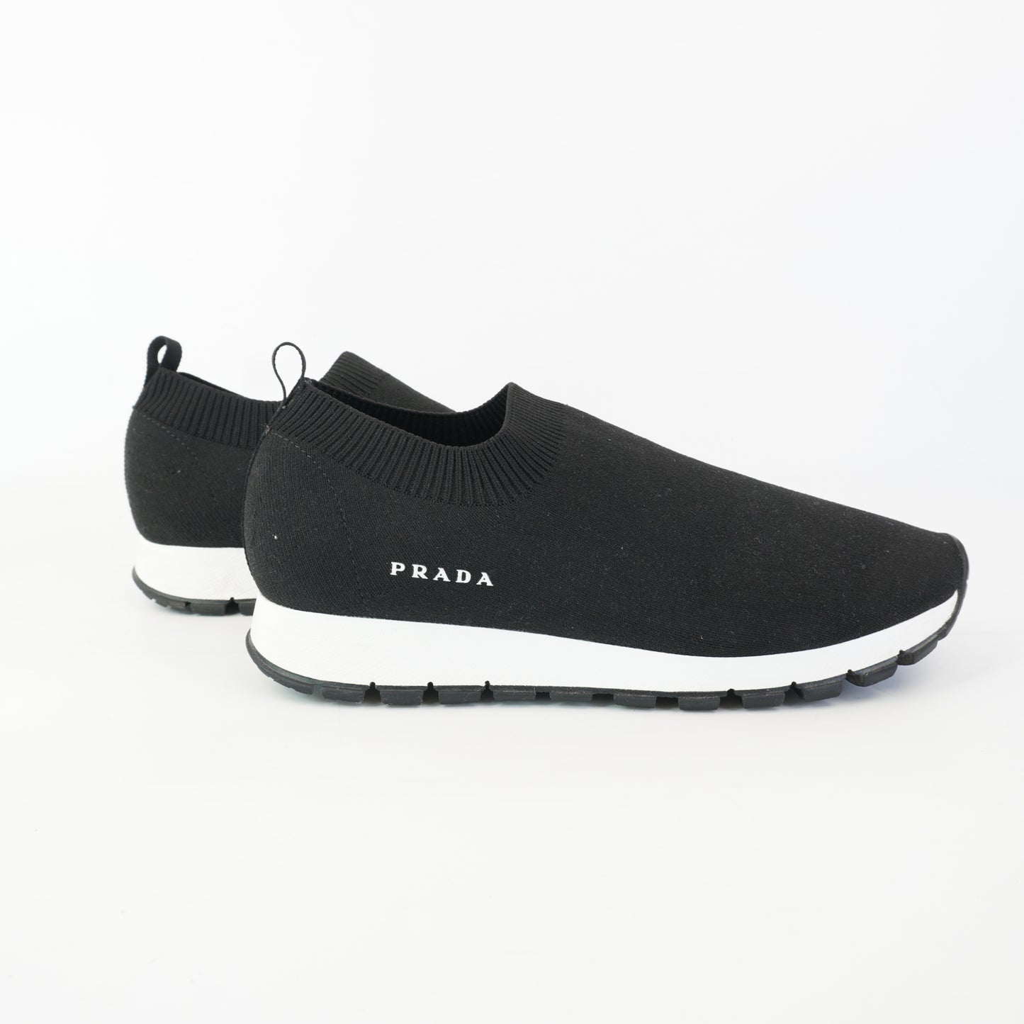 Prada Knit Snip on Sneakers size 36