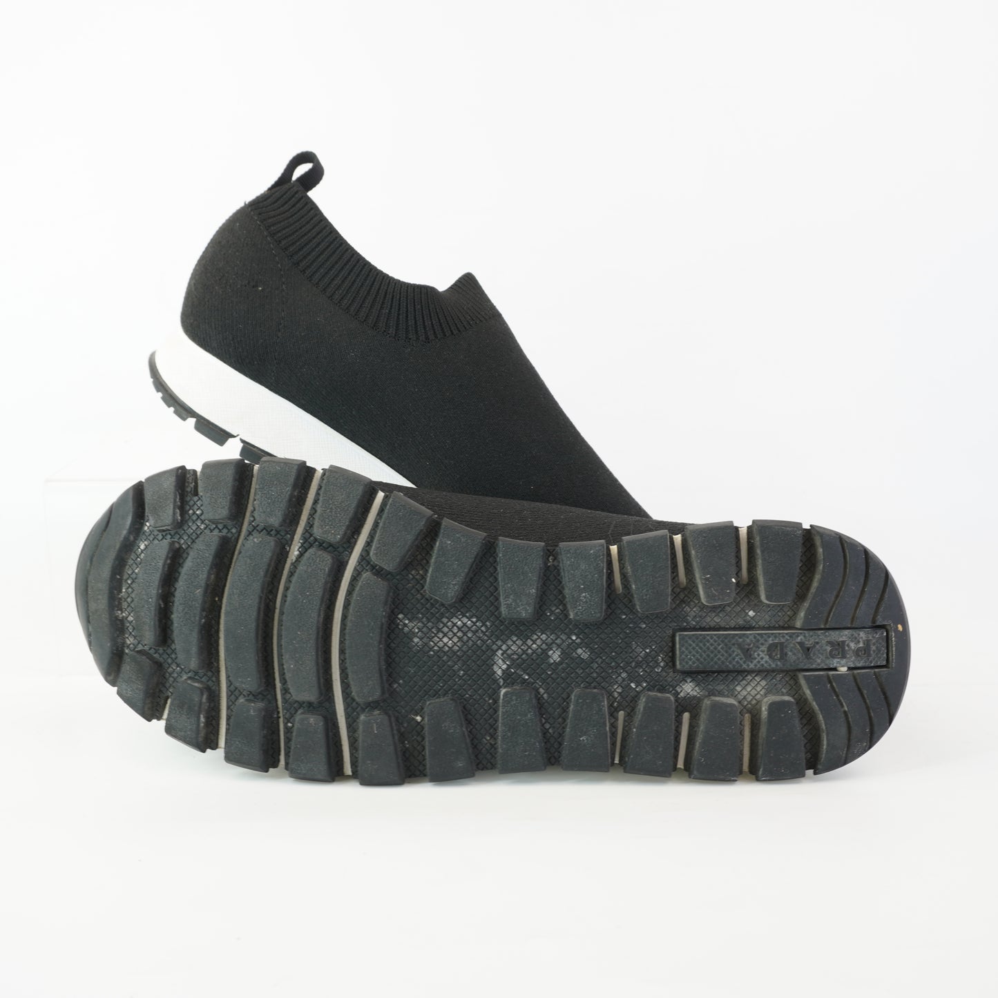 Prada Knit Snip on Sneakers size 36