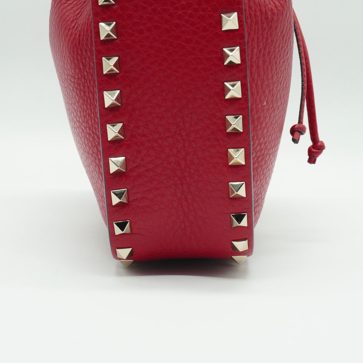 Valentino	Rockstud Tote Bag Red GHW Small