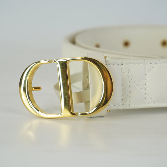 Dior	30 Montaigne Belt White