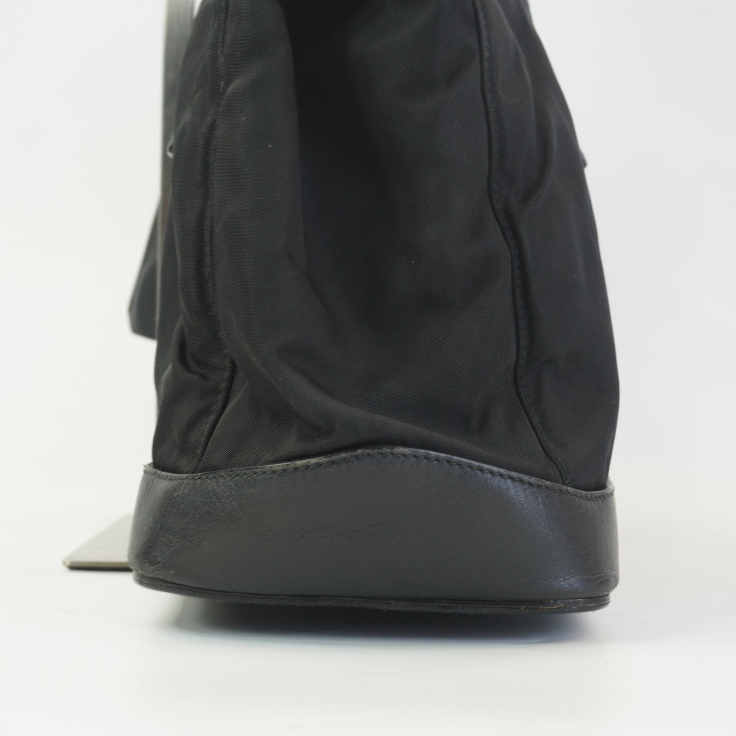 Prada Calf trimmed tessuto shoulder bag SHW Medium