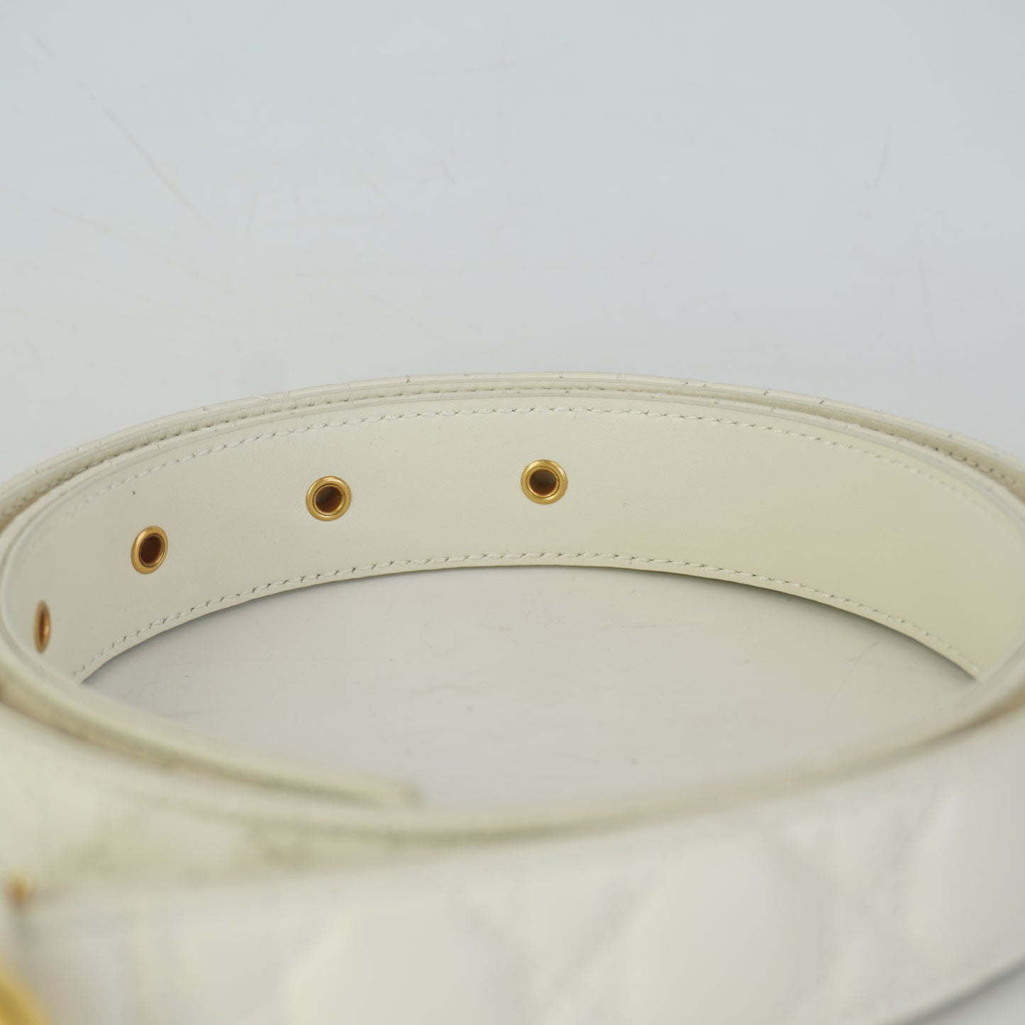 Dior	30 Montaigne Belt White