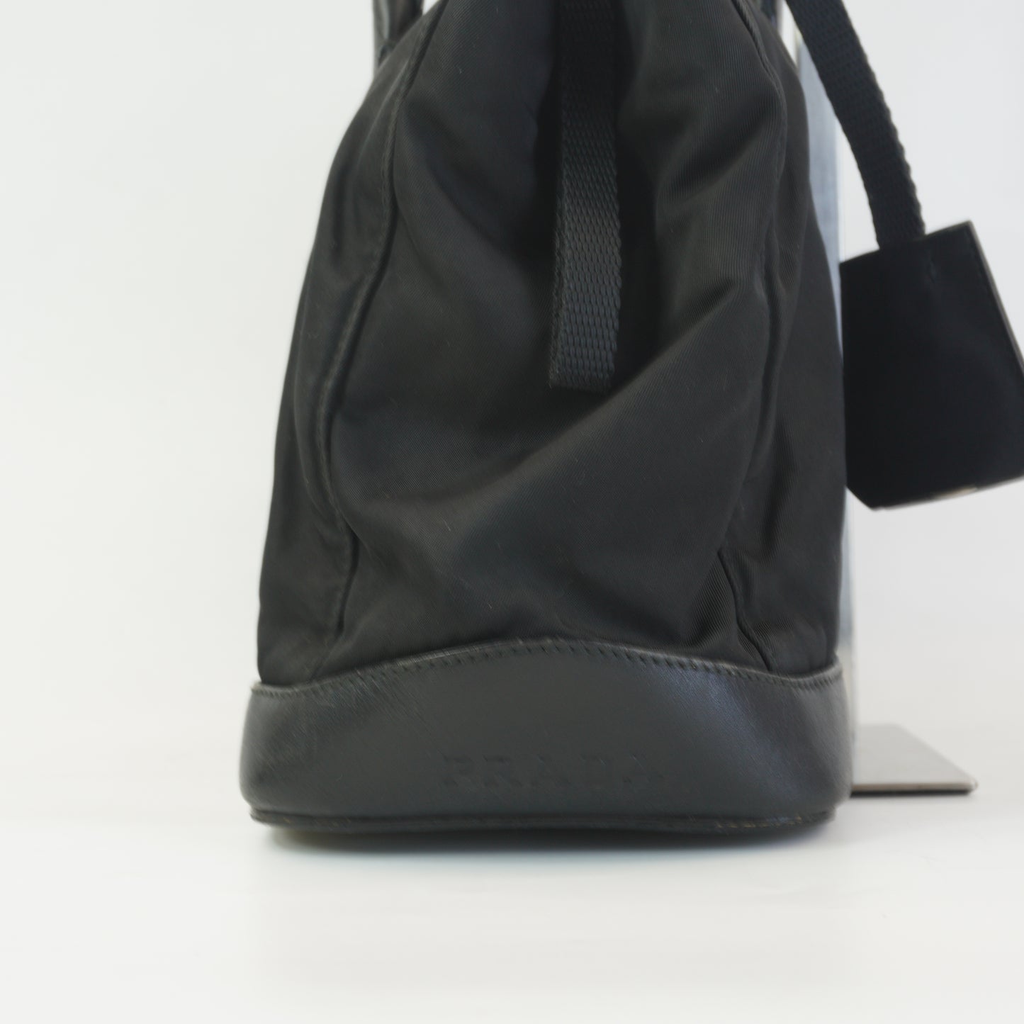 Prada Calf trimmed tessuto shoulder bag SHW Medium