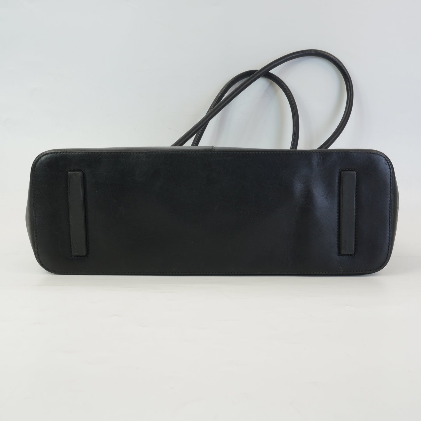 Prada Calf trimmed tessuto shoulder bag SHW Medium