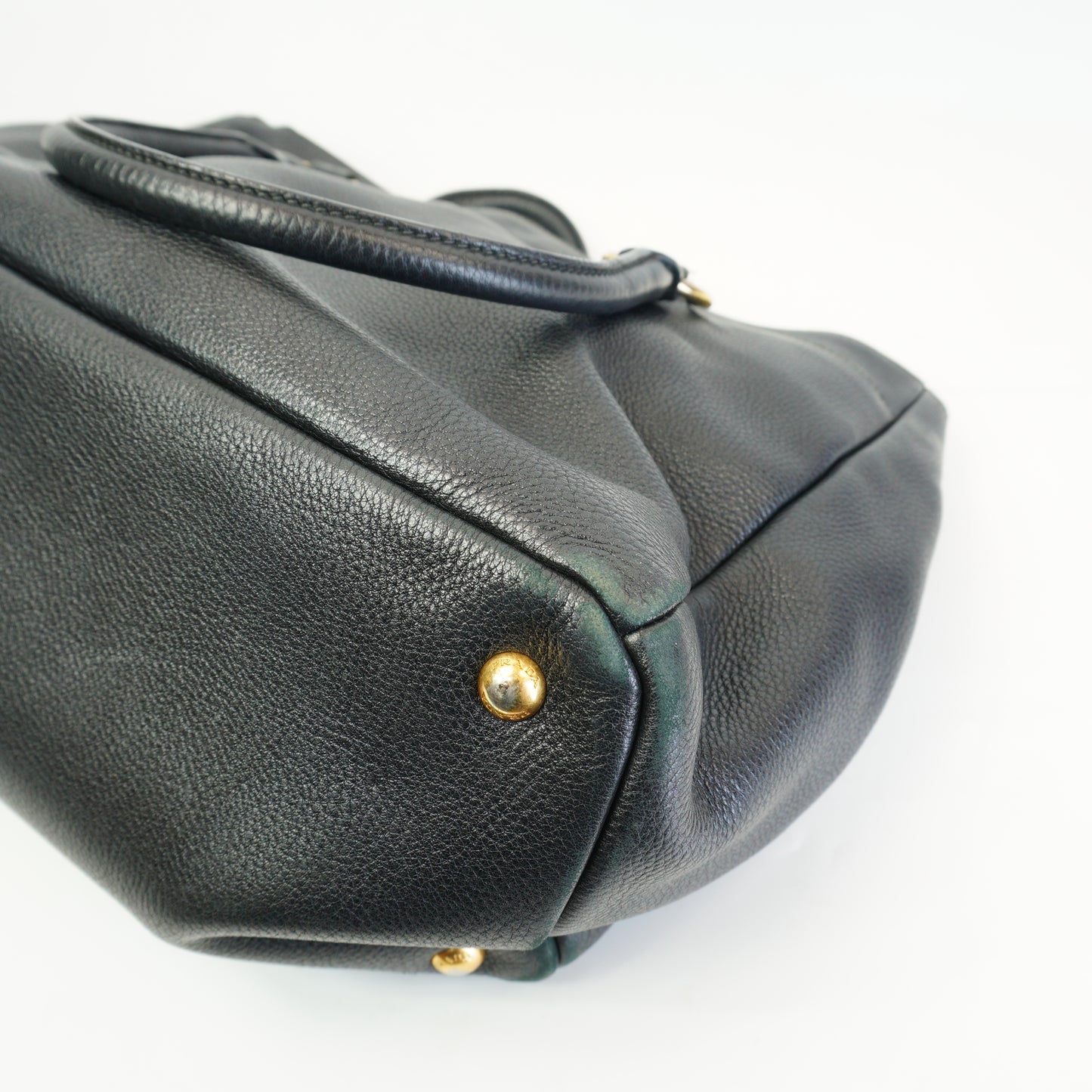Prada	Vitello Daino Calfskin Leather Shopping Tote Handbag Large GHW