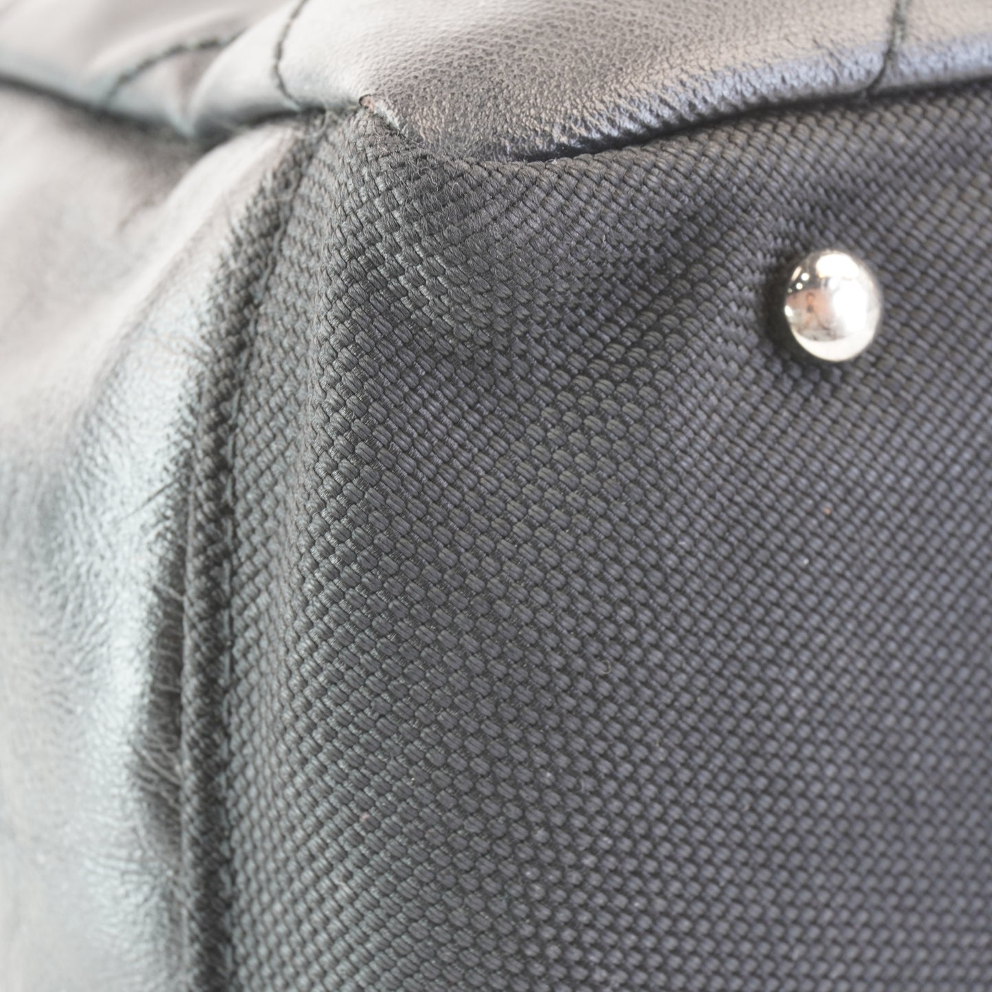 Chanel Biarritz Tote Black Quilted Canvas