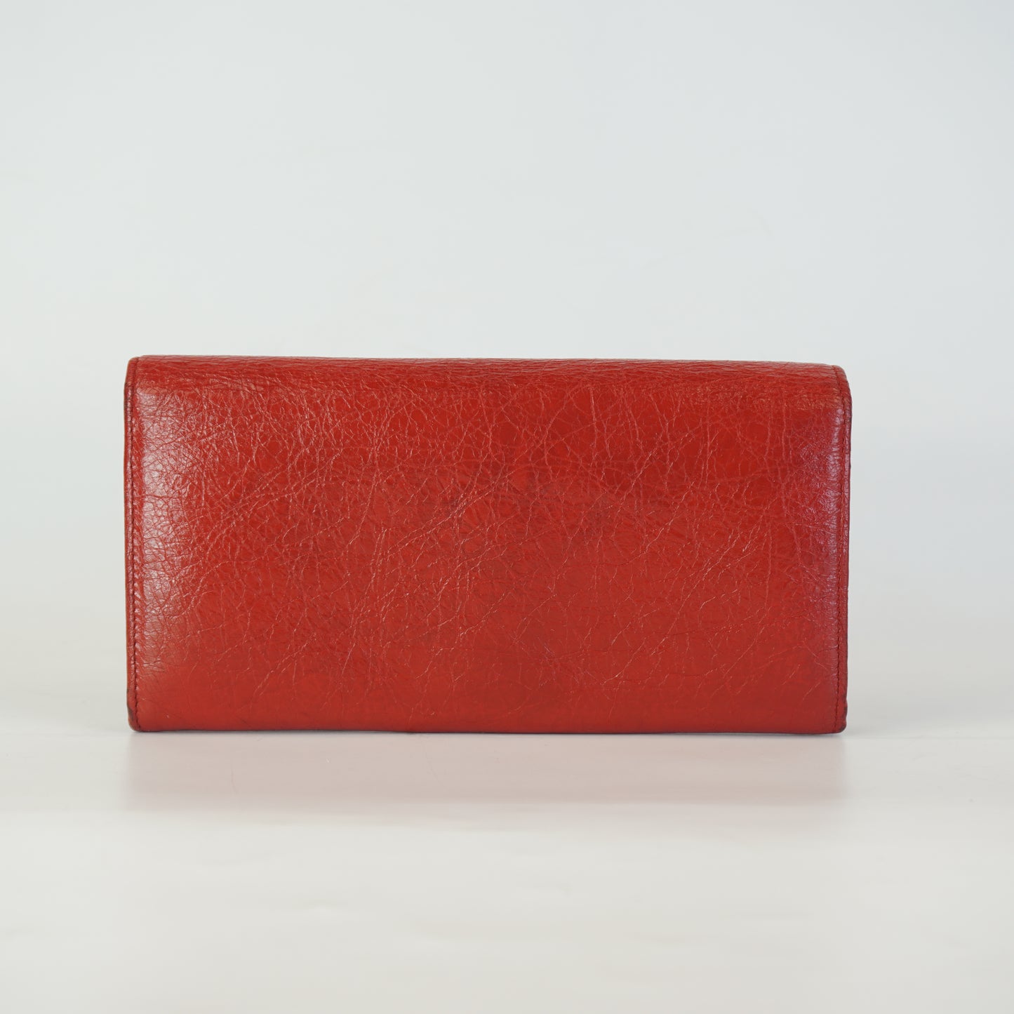 Balenciaga Classic Continental Red Wallet