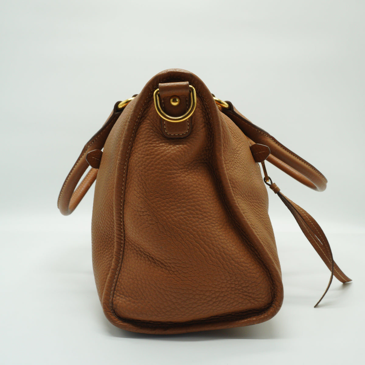 Prada Vitello Daino Bauletto Bag Medium GHW