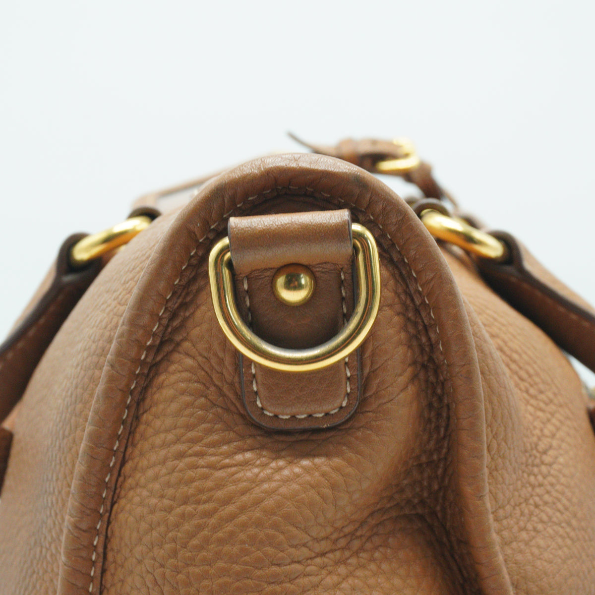Prada Vitello Daino Bauletto Bag Medium GHW