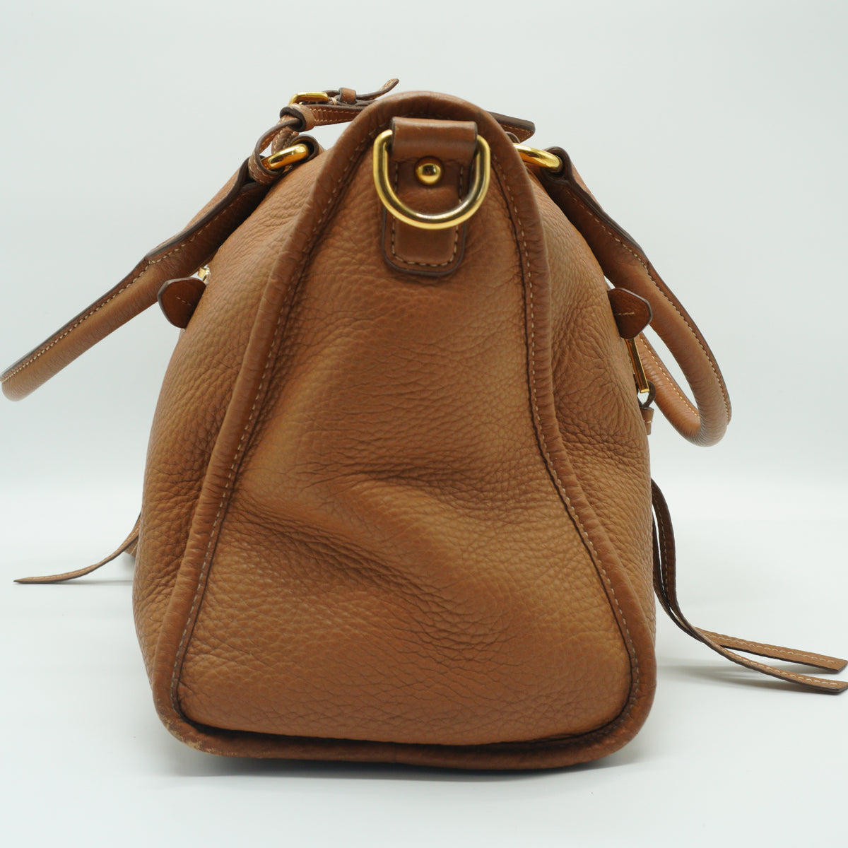 Prada Vitello Daino Bauletto Bag Medium GHW