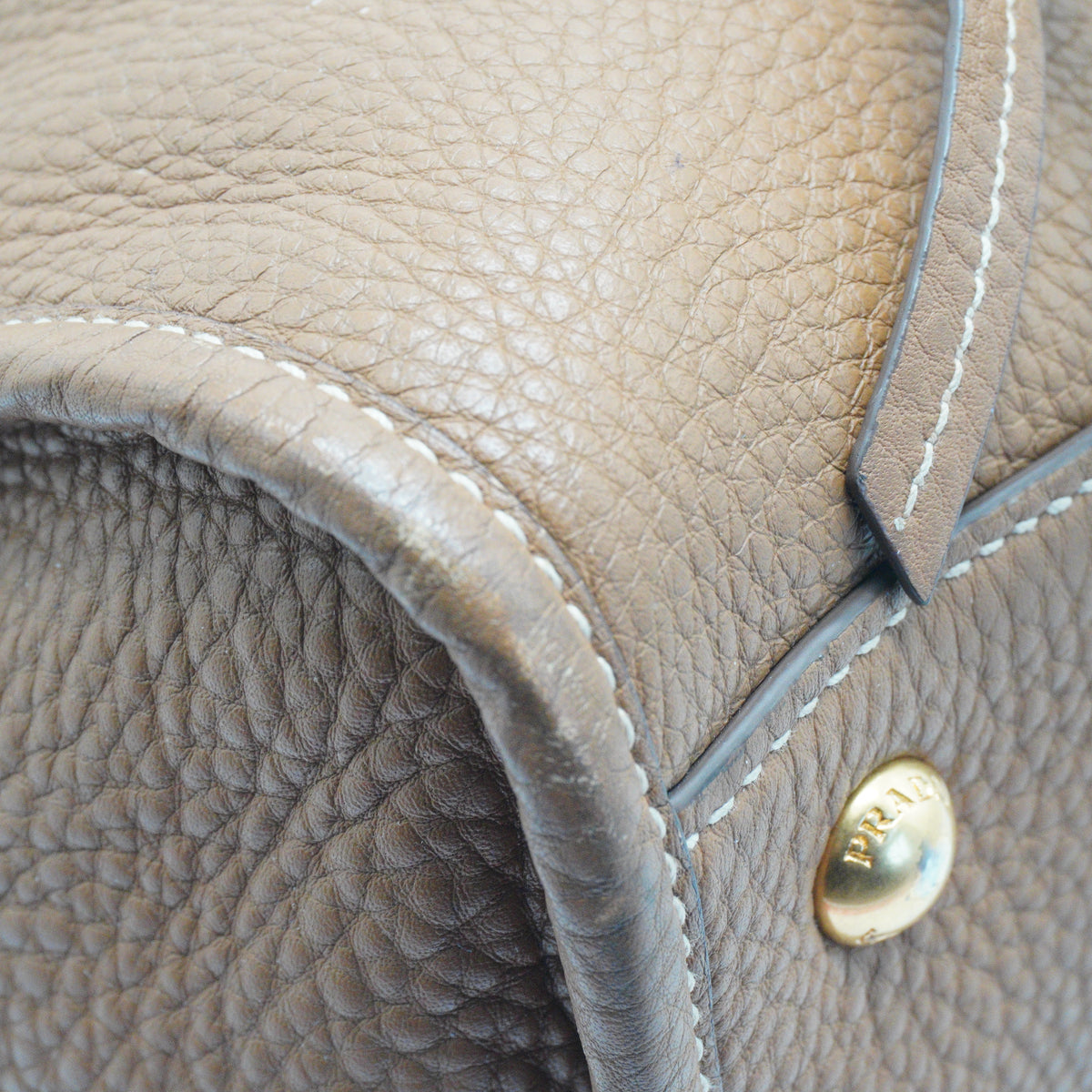 Prada Vitello Daino Bauletto Bag Medium GHW