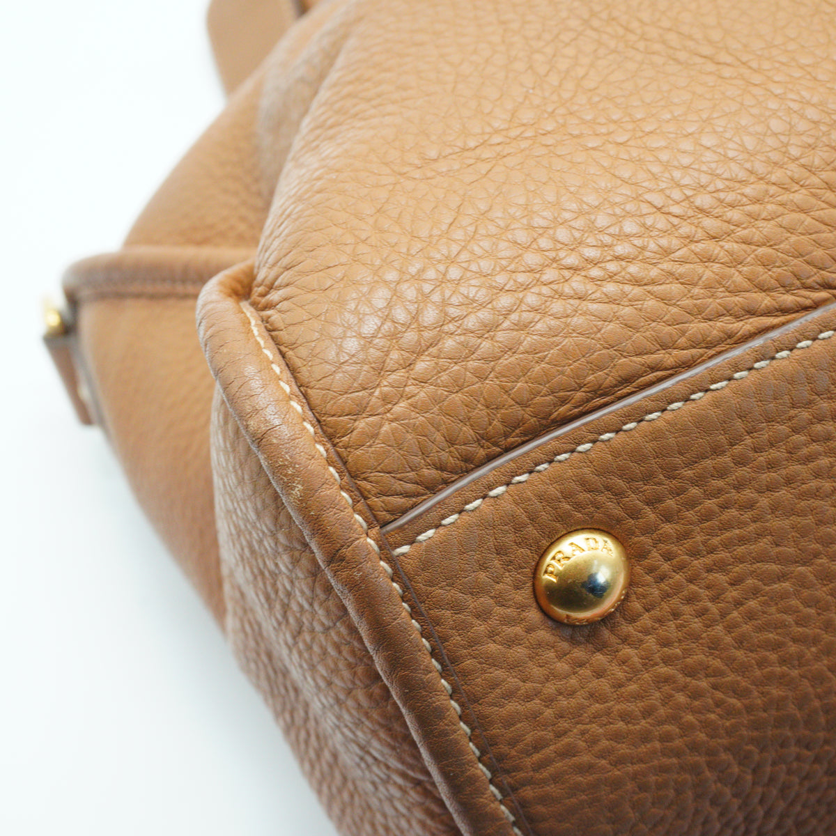 Prada Vitello Daino Bauletto Bag Medium GHW