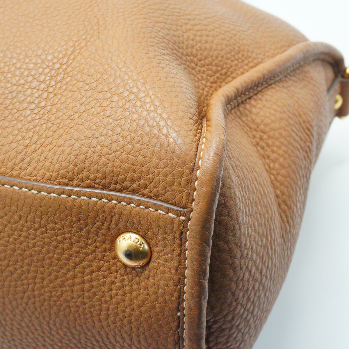 Prada Vitello Daino Bauletto Bag Medium GHW