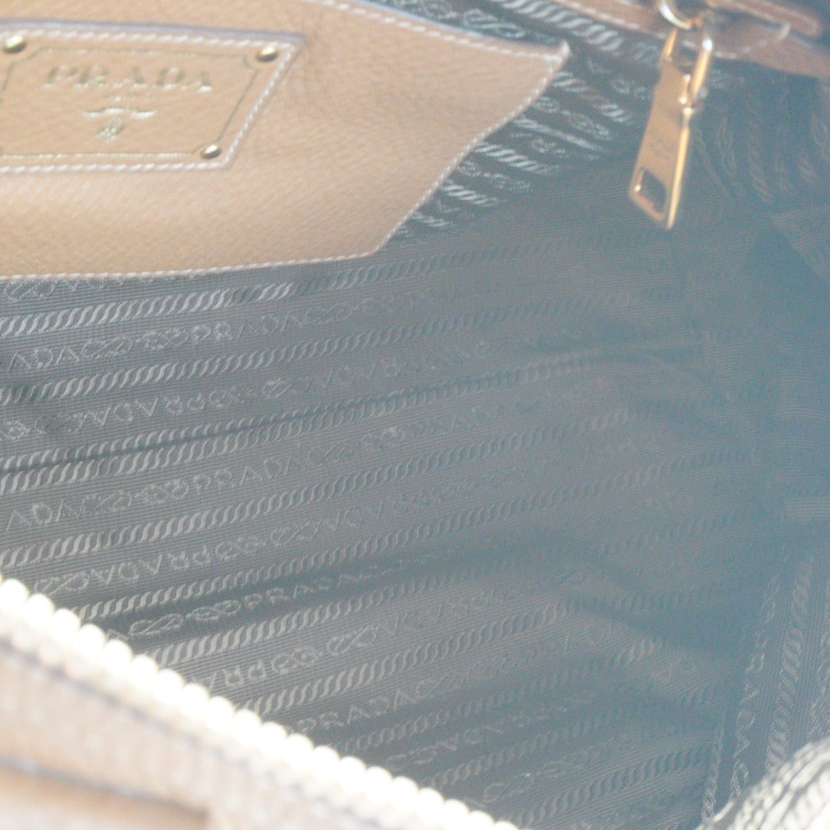 Prada Vitello Daino Bauletto Bag Medium GHW