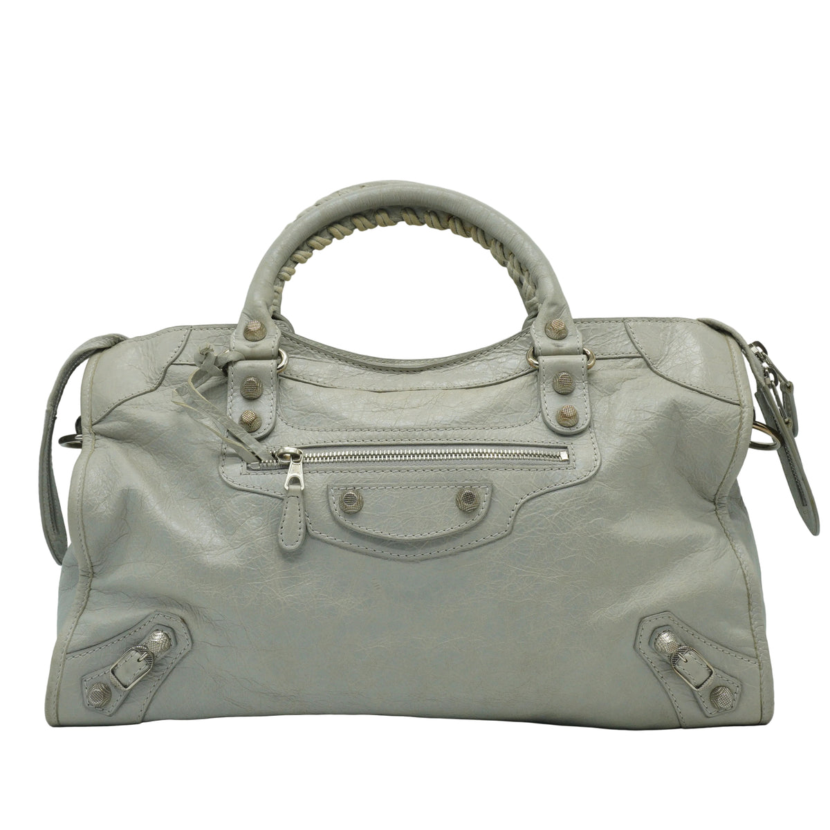 Balenciaga Light Grey Le City Large SHW