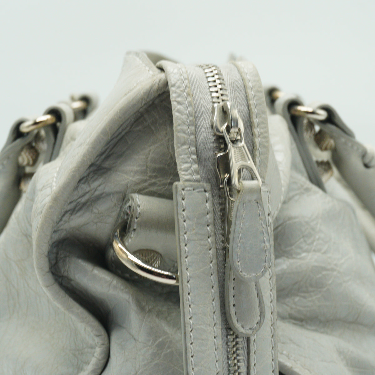 Balenciaga Light Grey Le City Large SHW